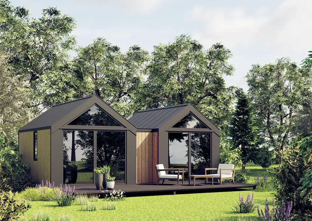 for.rest house – nowoczesny dom modułowy o stalowej konstrukcji, całoroczny